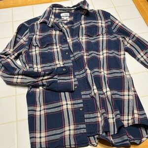 Soft button-up plaid flannel
